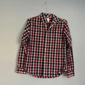 Gap small plaid button front shirt